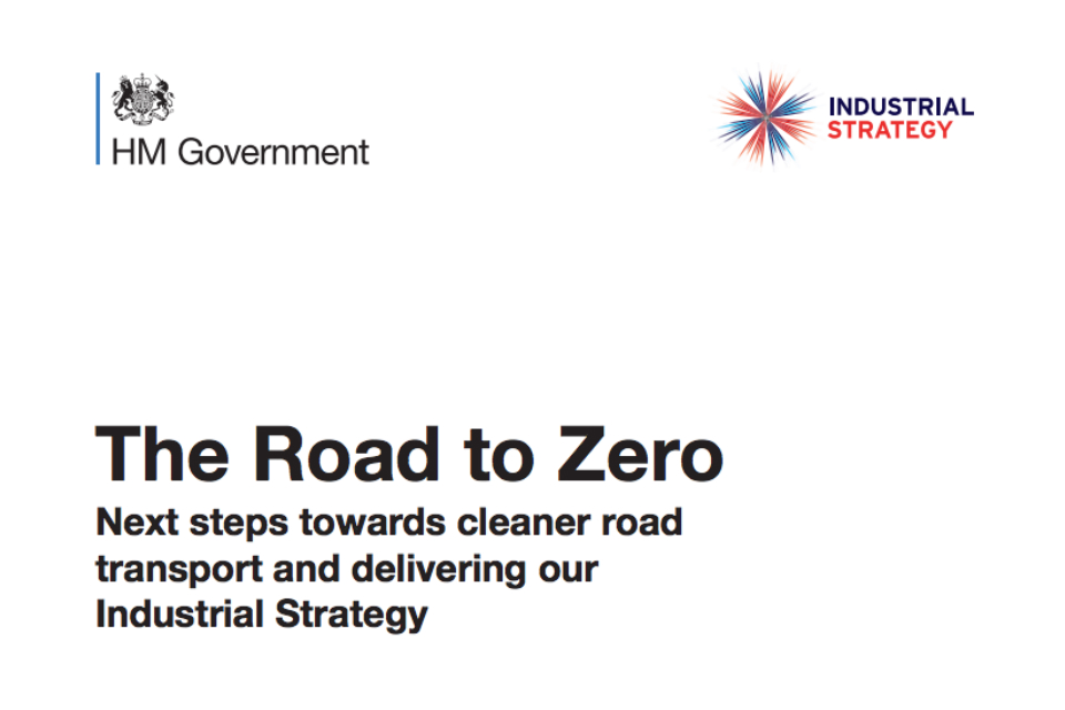 Government publishes Road to Zero strategy